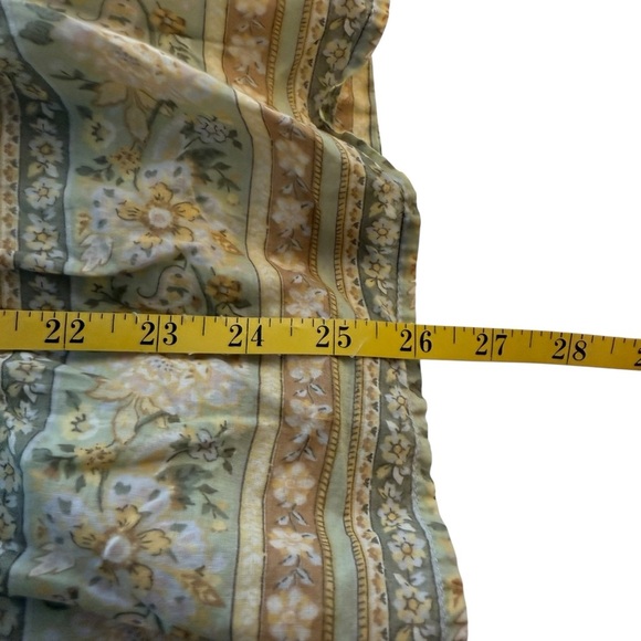 American Eagle AE Tiered Green Floral Mini Dress Small Cottagecore Fairy Boho - Picture 9 of 12